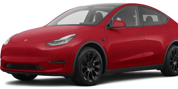 TESLA MODEL Y 2021 5YJYGDEE0MF099677 image